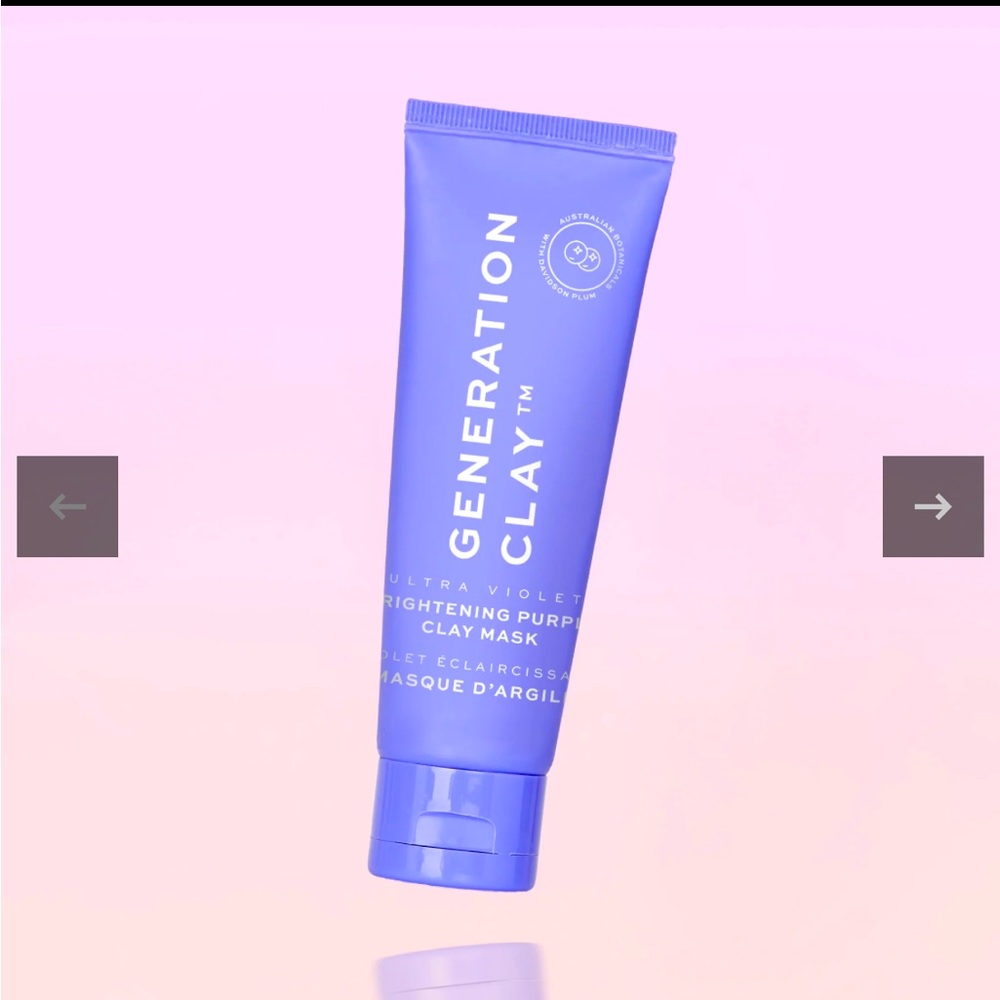 GENERATION CLAY Ultra Violet Brightening Purple Clay Mask